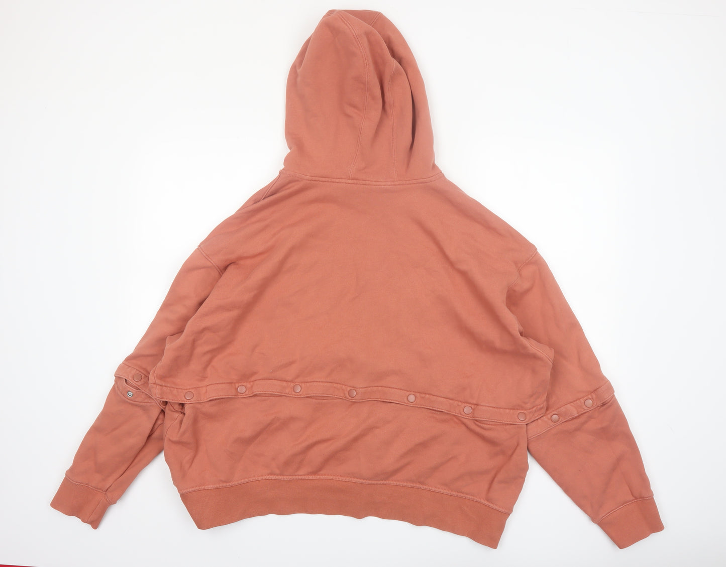 Adidas Women’s Rust Hooded Pullover Sweatshirt Size 1X Cotton Casual