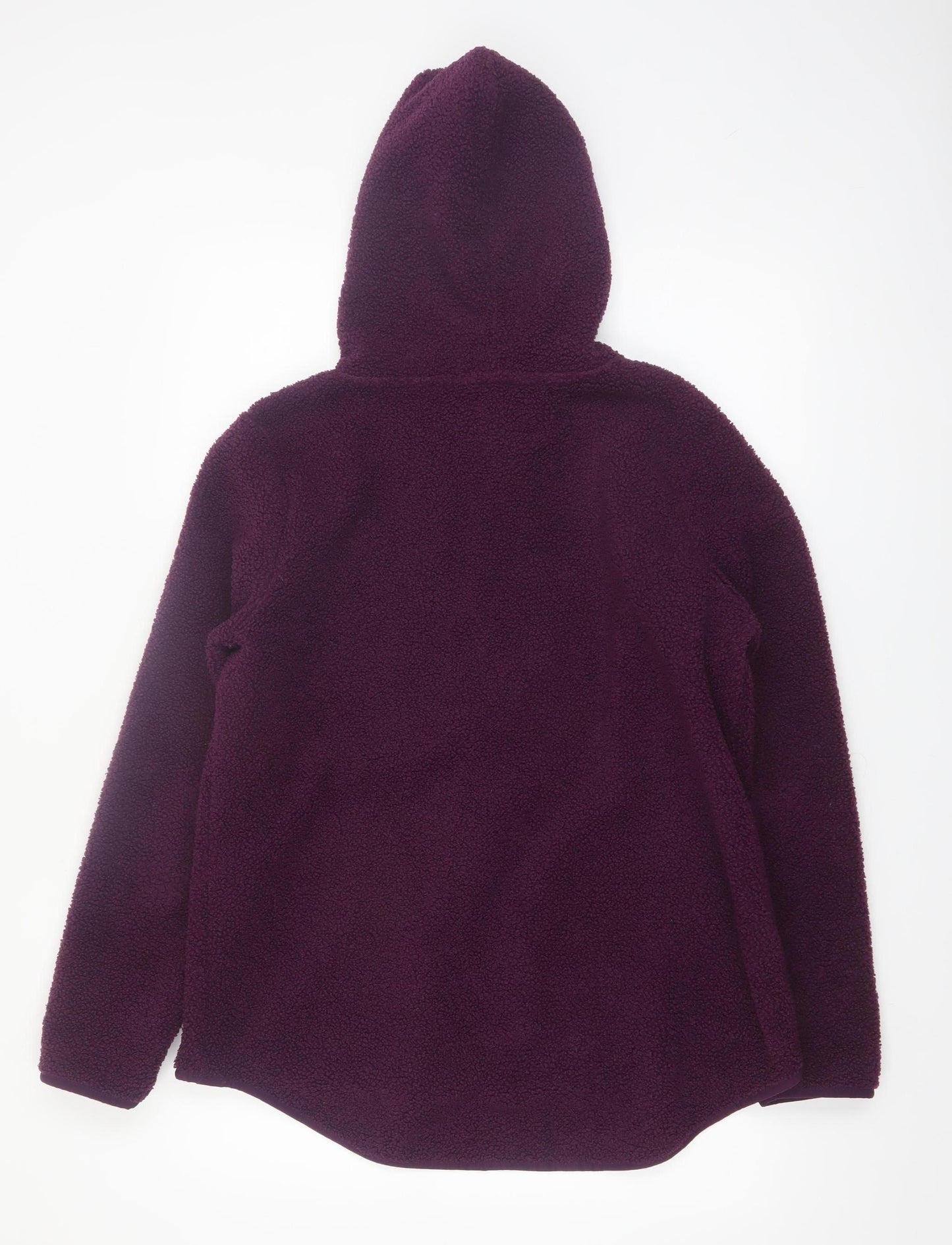 Dunnes Women’s Purple Fleece Hooded Full Zip Jacket Size M