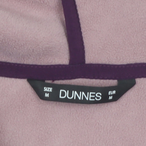 Dunnes Women’s Purple Fleece Hooded Full Zip Jacket Size M