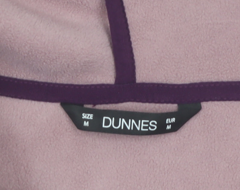 Dunnes Women’s Purple Fleece Hooded Full Zip Jacket Size M