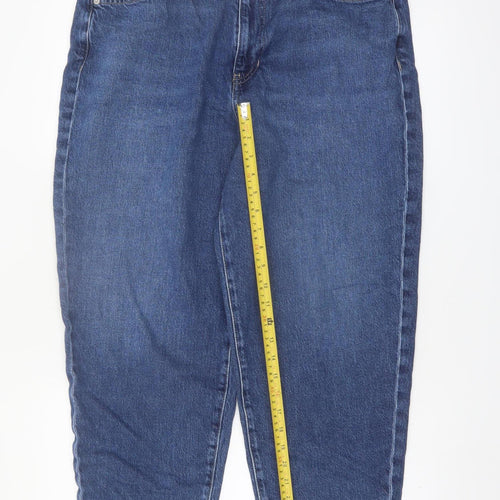 Marks and Spencer Women’s Blue Mom Jeans Size 16 Regular Fit