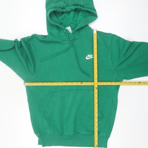 Nike Women’s Green XS Pullover Hoodie Sweatshirt Cotton Blend