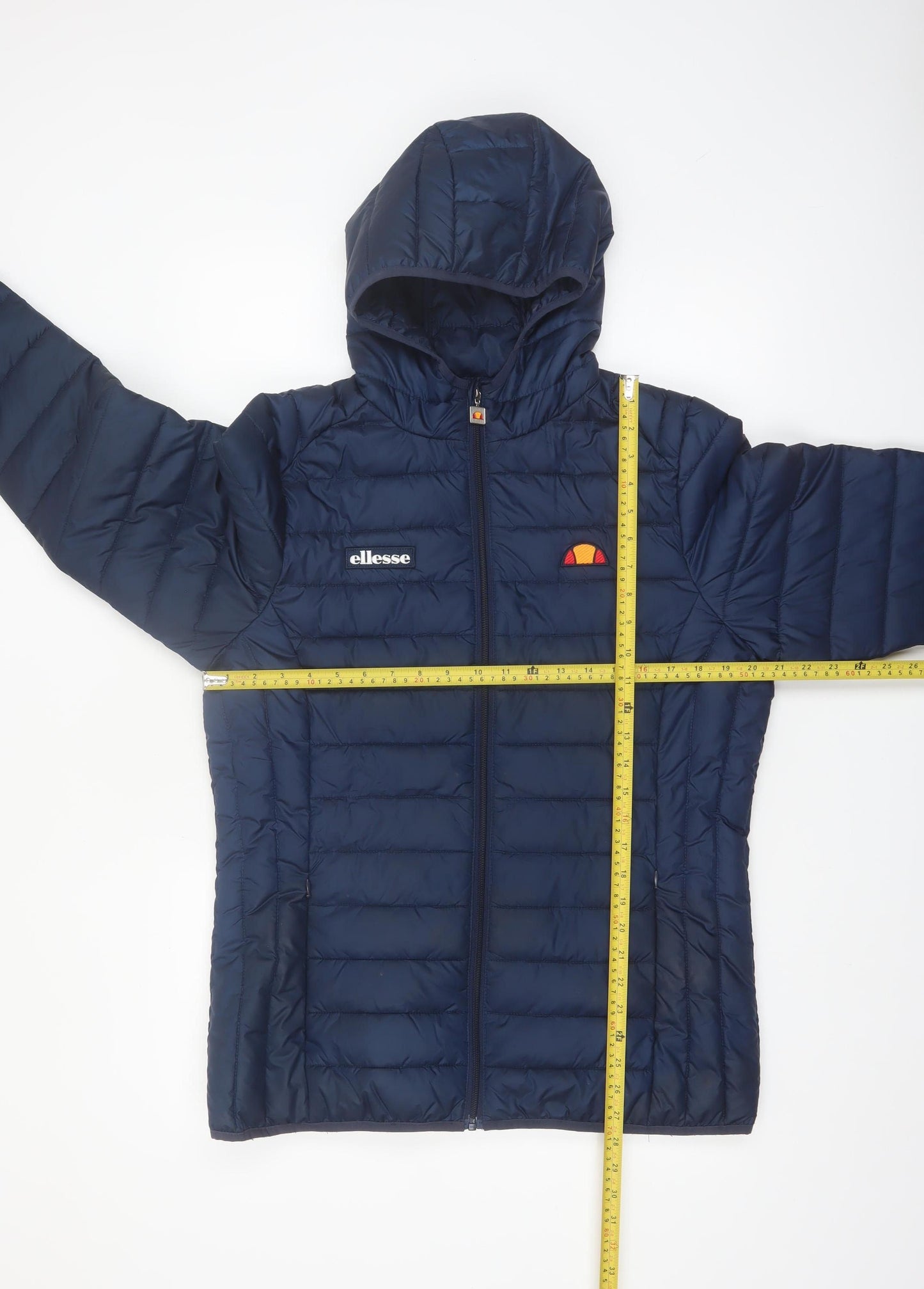 Ellesse Women's Blue Hooded Puffer Jacket Size 14