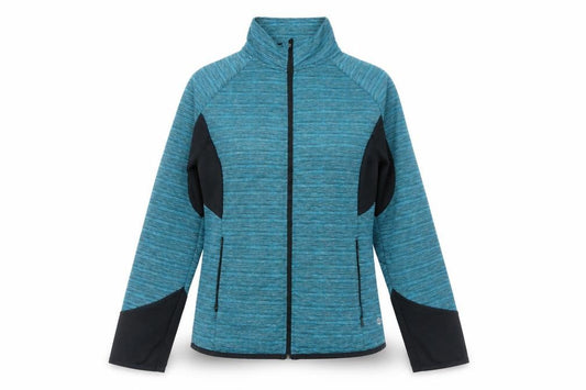 Dunnes Stores Women Blue Track Jacket Size L Lightweight Zip Activewear