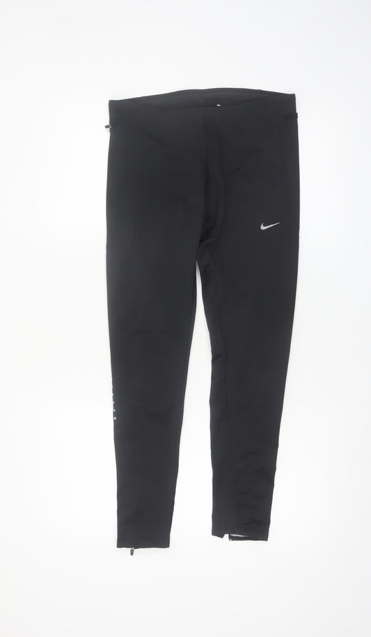Nike Women's Black Dri-FIT Running Leggings Medium