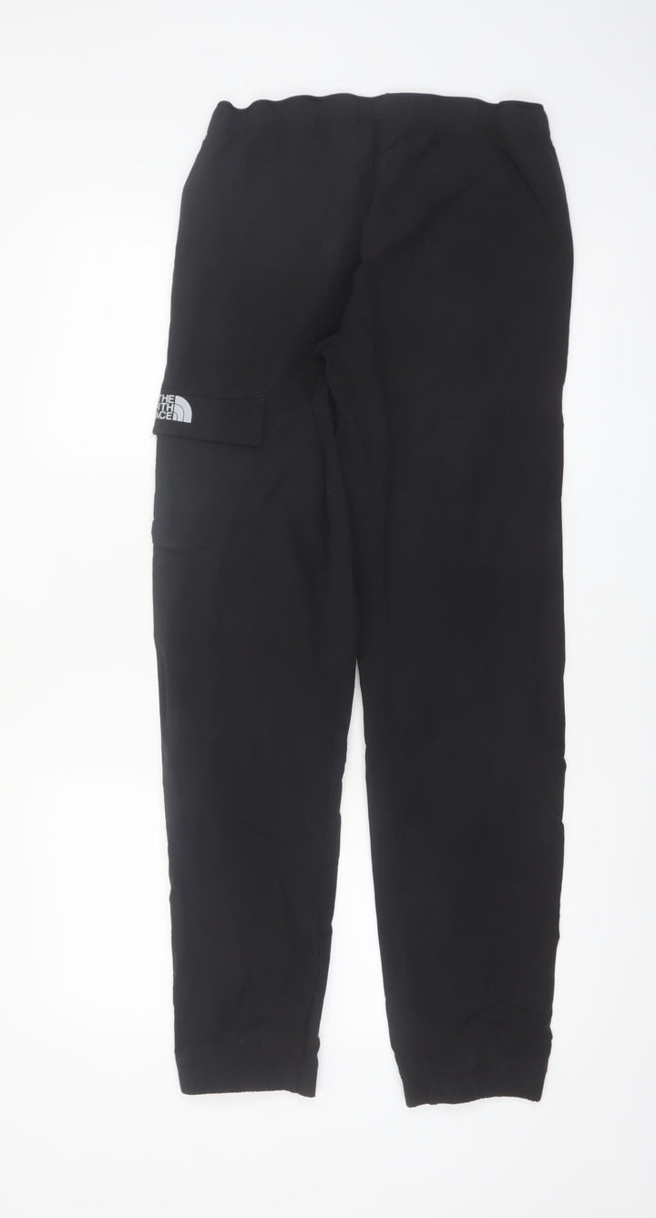 The North Face Boys Black Nylon Cargo Trousers XXLT Adjustable Waist Outdoor