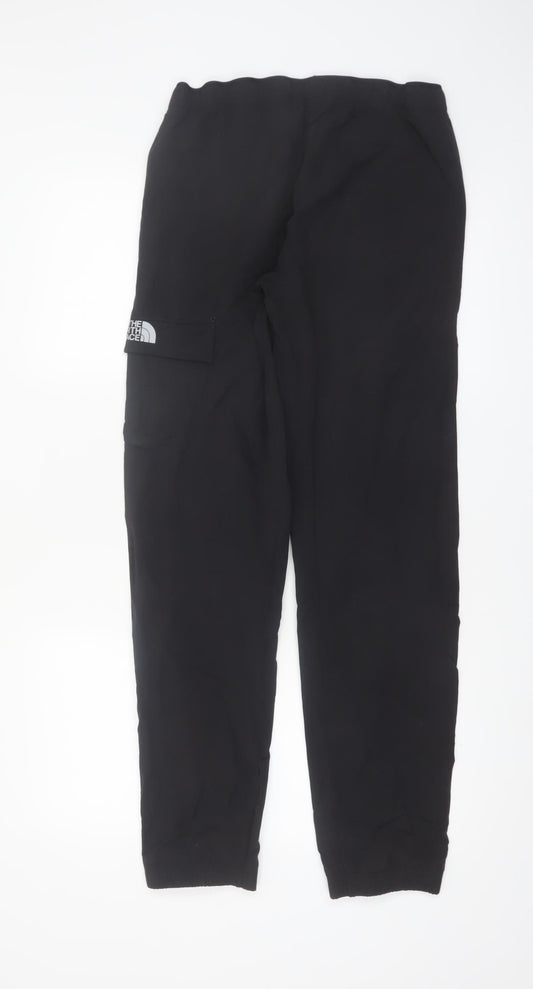 The North Face Boys Black Nylon Cargo Trousers XXLT Adjustable Waist Outdoor
