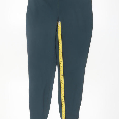 Dunnes Stores Women’s Teal Blue Stretch Active Leggings Size 12