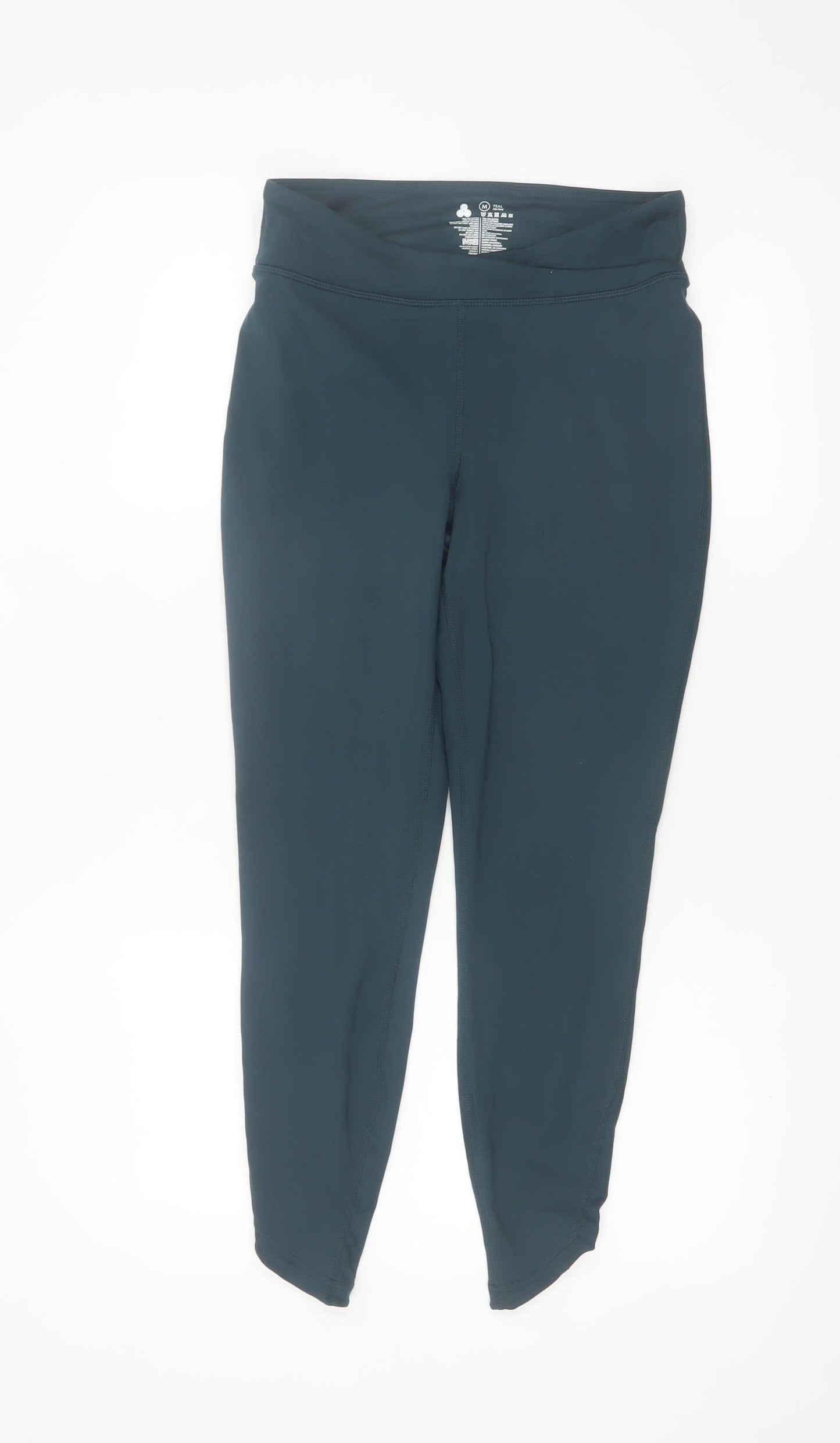 Dunnes Stores Women’s Teal Blue Stretch Active Leggings Size 12
