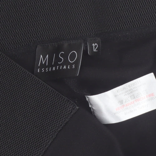 Miso Essentials Women’s Black Stretch Leggings Size 12