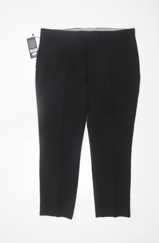 St. Bernard for Dunnes Stores Men's Black 38in Dress Pants