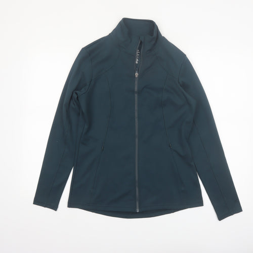 Dunnes Stores Women Blue Size 12 Softshell Full Zip Active Jacket