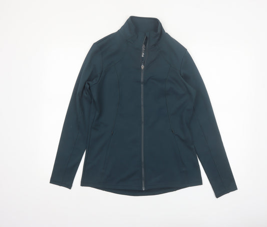 Dunnes Stores Women Blue Size 12 Softshell Full Zip Active Jacket