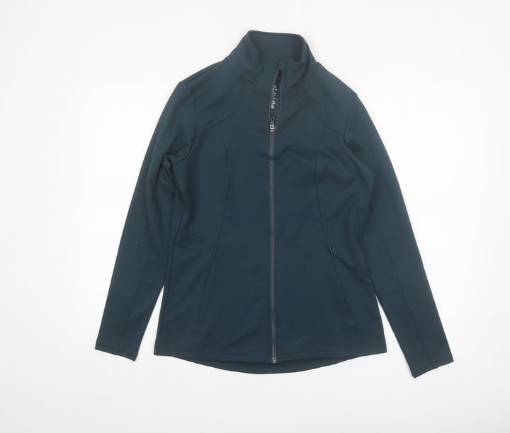 Dunnes Stores Women Blue Size 12 Softshell Full Zip Active Jacket