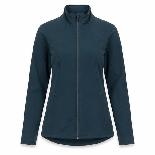 Dunnes Women Blue Size 12 Softshell Full Zip Active Jacket