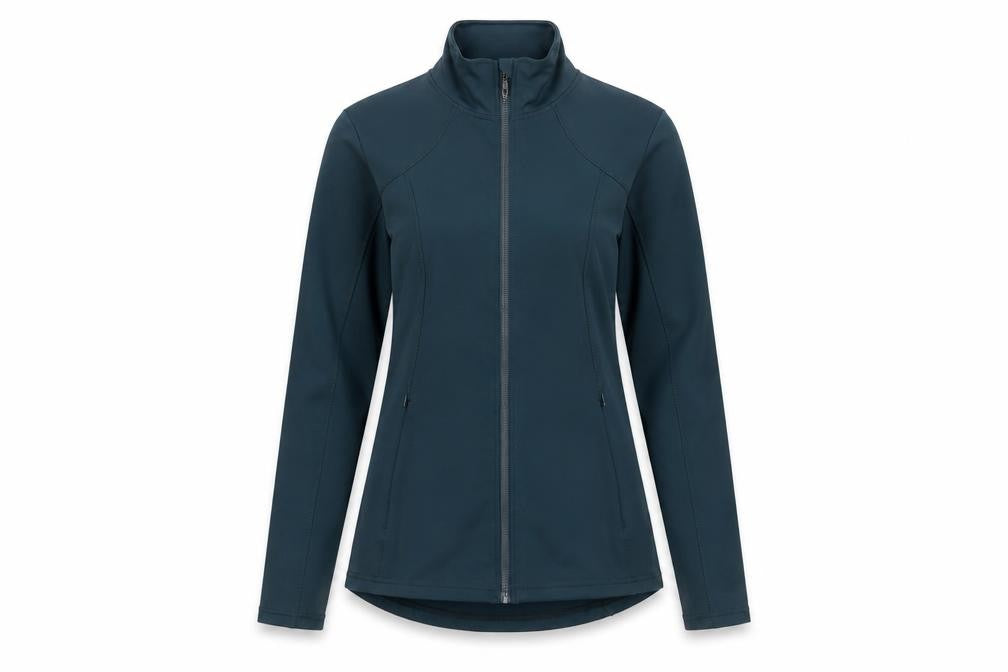 Dunnes Women Blue Size 12 Softshell Full Zip Active Jacket