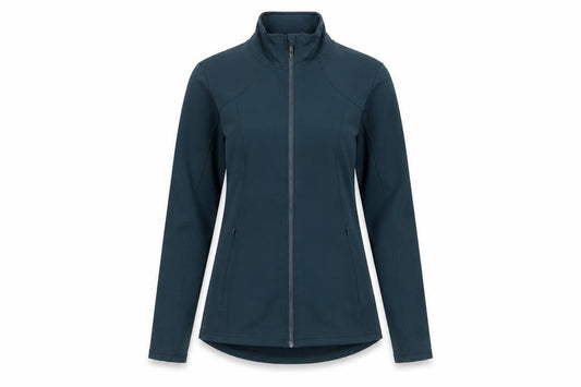 Dunnes Stores Women Blue Size 12 Softshell Full Zip Active Jacket