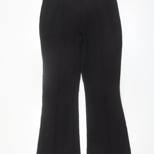 Savida Women's Black Flared Dress Pants Trousers Size 12