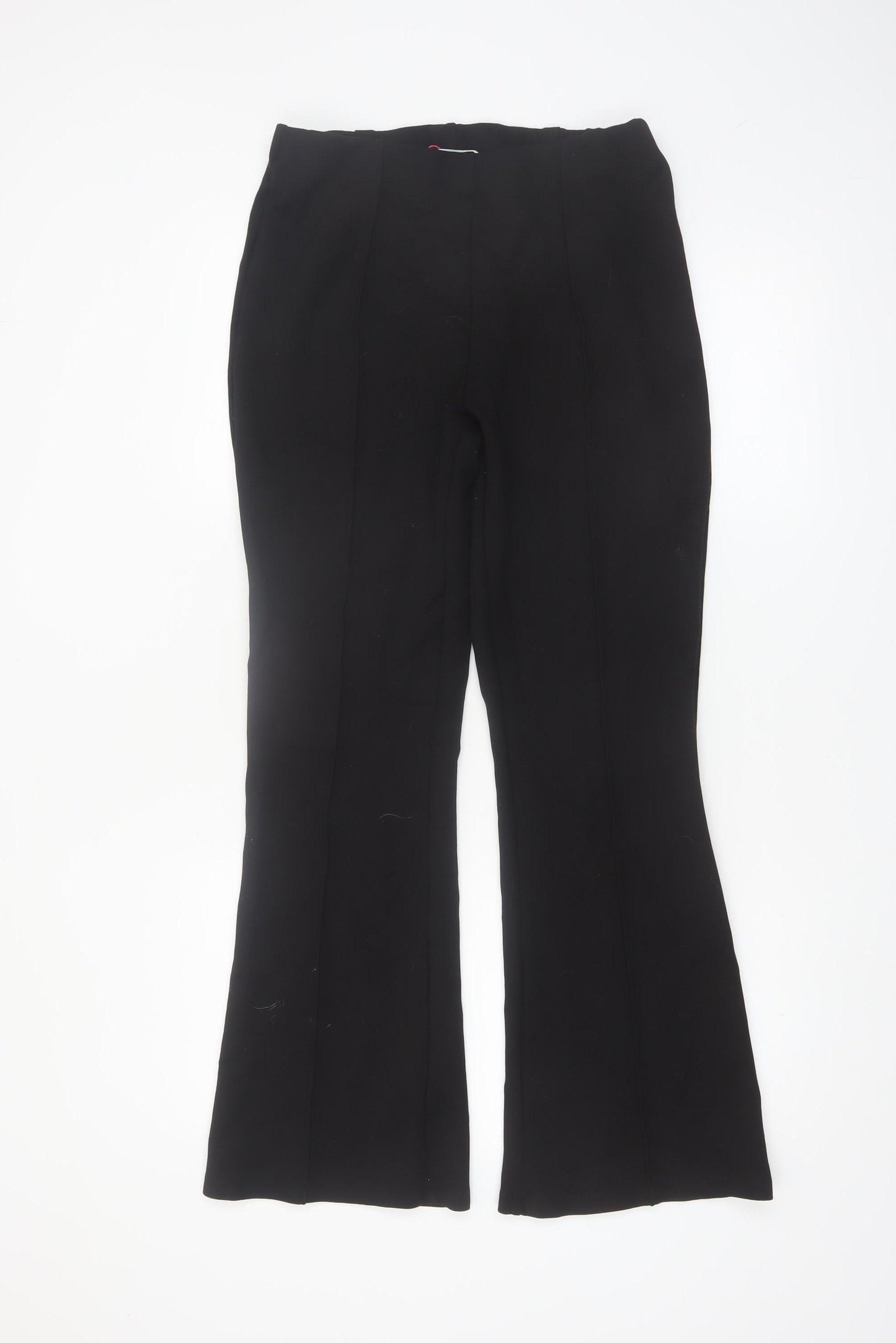 Savida Women's Black Flared Dress Pants Trousers Size 12