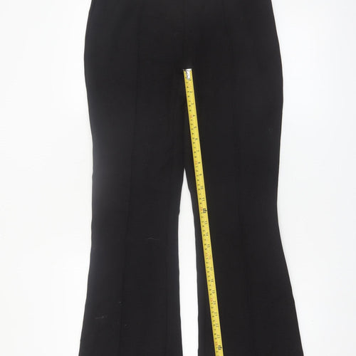 Savida Women's Black Flared Dress Pants Trousers Size 12