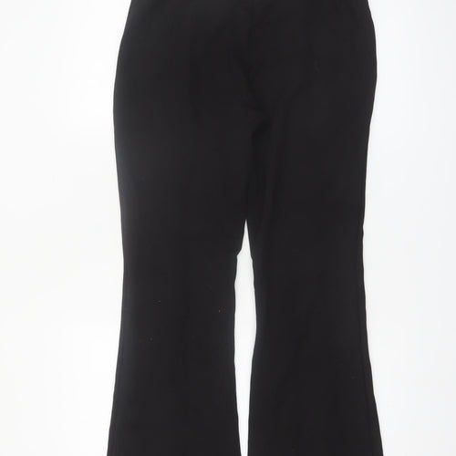 Savida Women's Black Flared Dress Pants Trousers Size 12