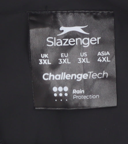 Slazenger Men's Black 3XL ChallengeTech Waterproof Jacket