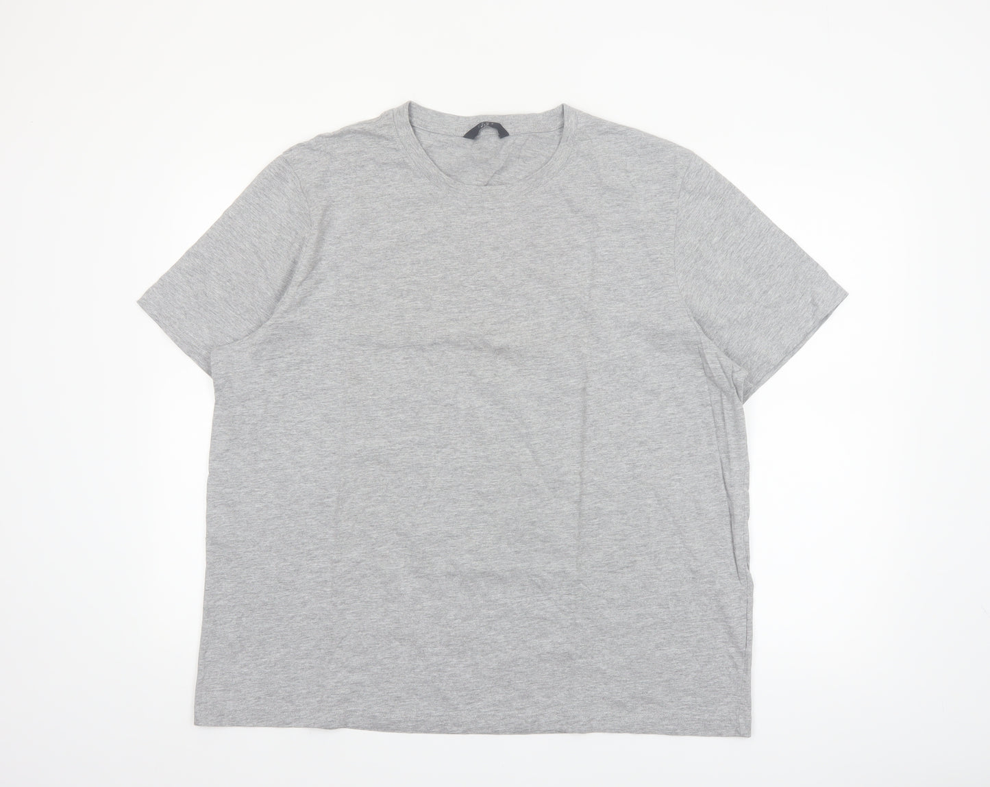 Very Man Grey 2XL Cotton Crew Neck Men's T-Shirt