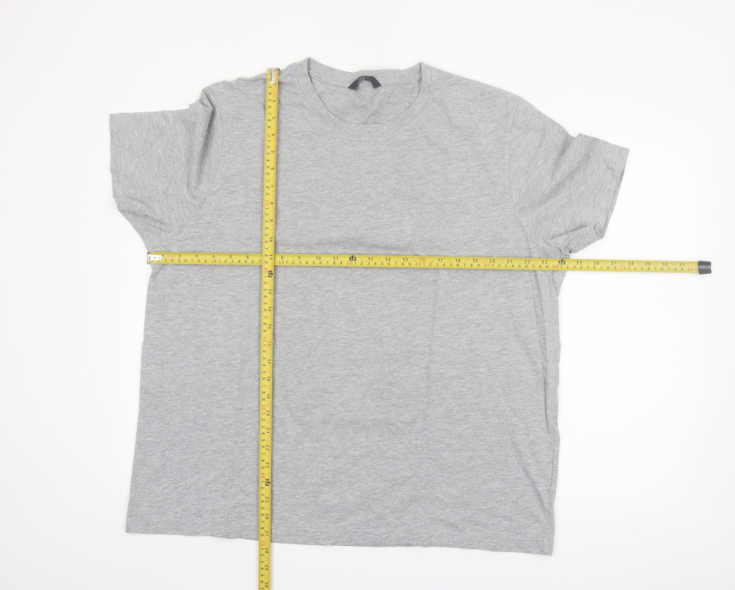 Very Man Grey 2XL Cotton Crew Neck Men's T-Shirt