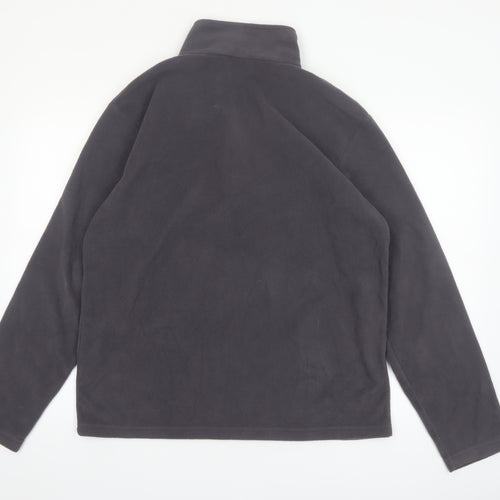 Regatta Mens Grey Fleece 1/4 Zip Pullover Sweatshirt L Outdoor