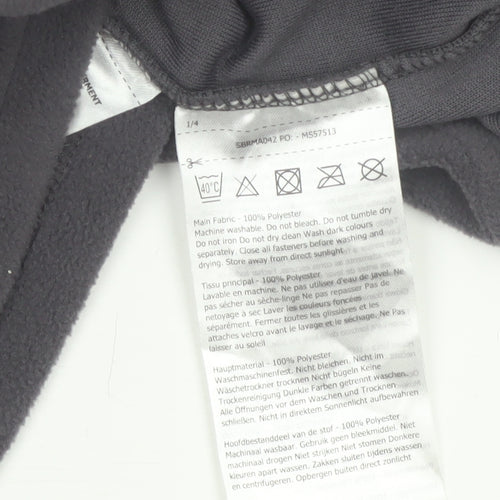 Regatta Mens Grey Fleece 1/4 Zip Pullover Sweatshirt L Outdoor