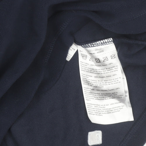 Regatta Men’s Blue Grey Fleece 1/4 Zip Pullover Hoodie 2XL