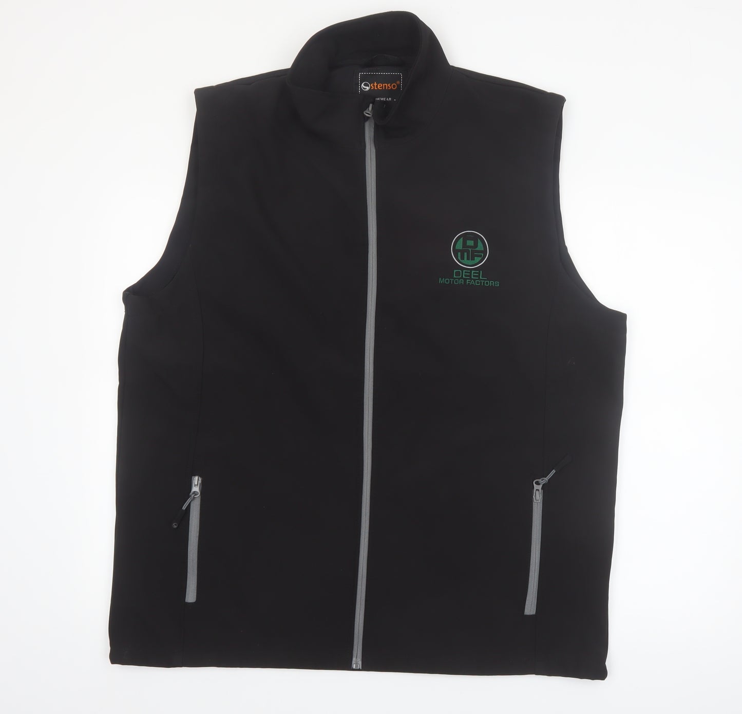 Stenso Men's Black 2XL Softshell Workwear Bodywarmer Waistcoat