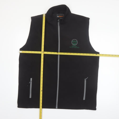 Stenso Men's Black 2XL Softshell Workwear Bodywarmer Waistcoat