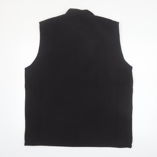 Stenso Men's Black 2XL Softshell Workwear Bodywarmer Waistcoat