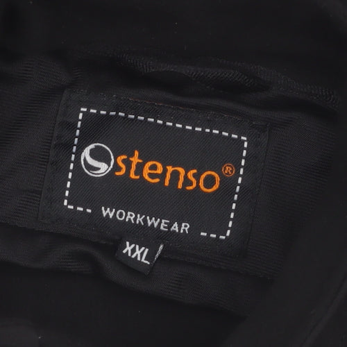 Stenso Men's Black 2XL Softshell Workwear Bodywarmer Waistcoat