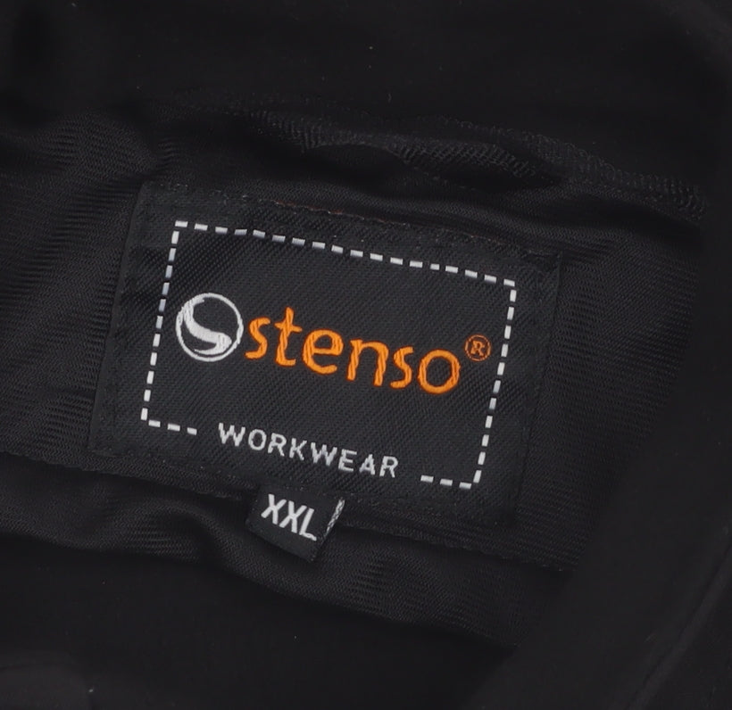 Stenso Men's Black 2XL Softshell Workwear Bodywarmer Waistcoat