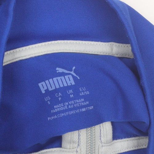 Puma Men's Blue M Athletic 1/4 Zip Sweatshirt Sports Top
