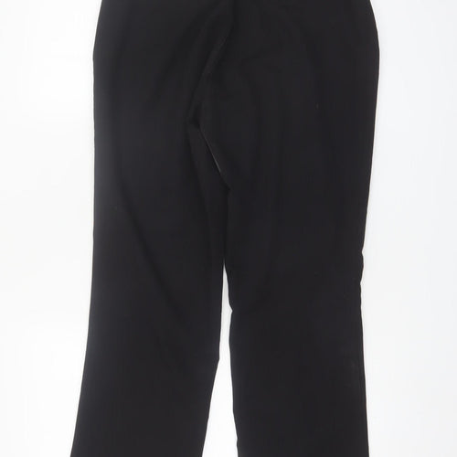 Dunnes Women’s Black Size 10 Straight Leg Trousers Workwear