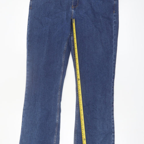 Dunnes Stores Women’s Blue Bootcut Denim Jeans Size 14 Regular Fit