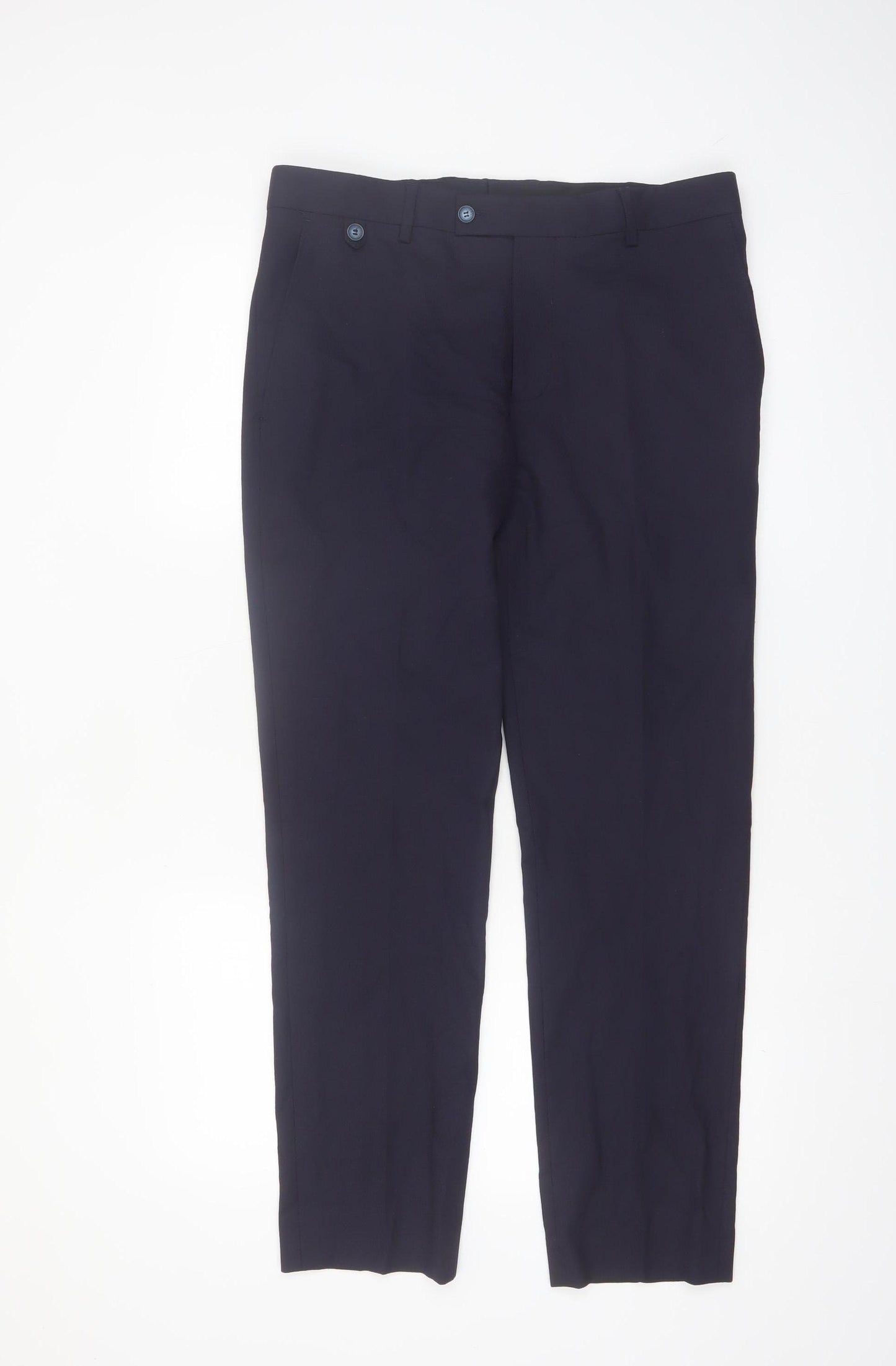 Travis Men's Navy Slim Fit Dress Pants Size 32S