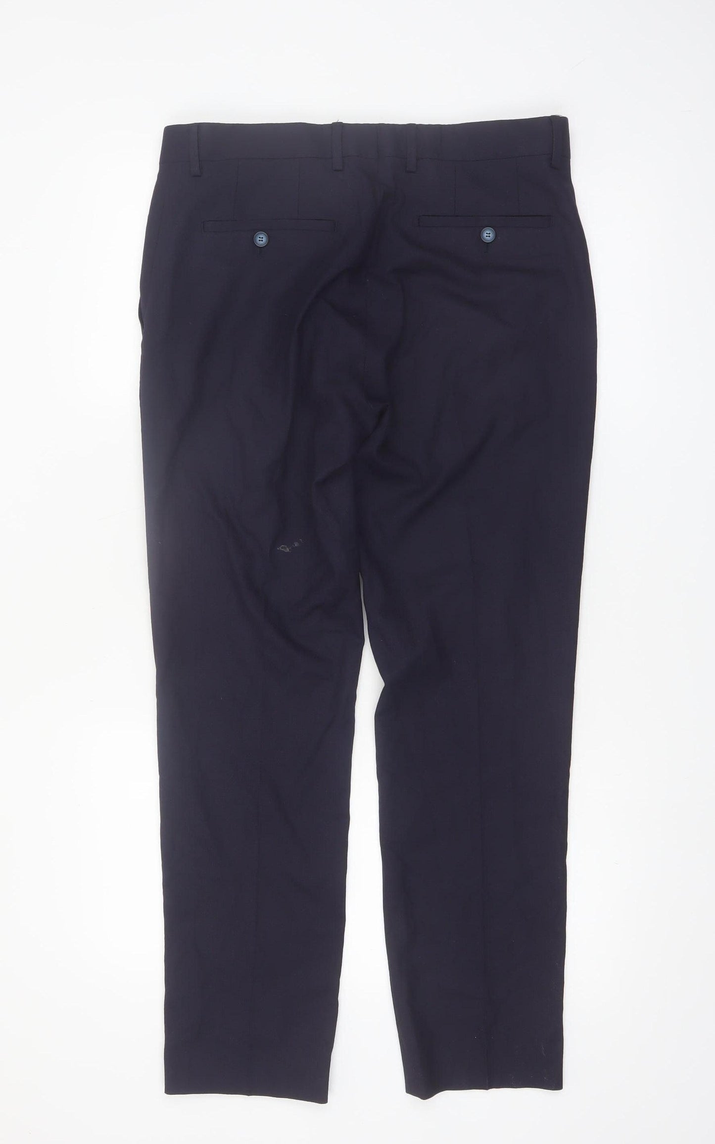 Travis Men's Navy Slim Fit Dress Pants Size 32S