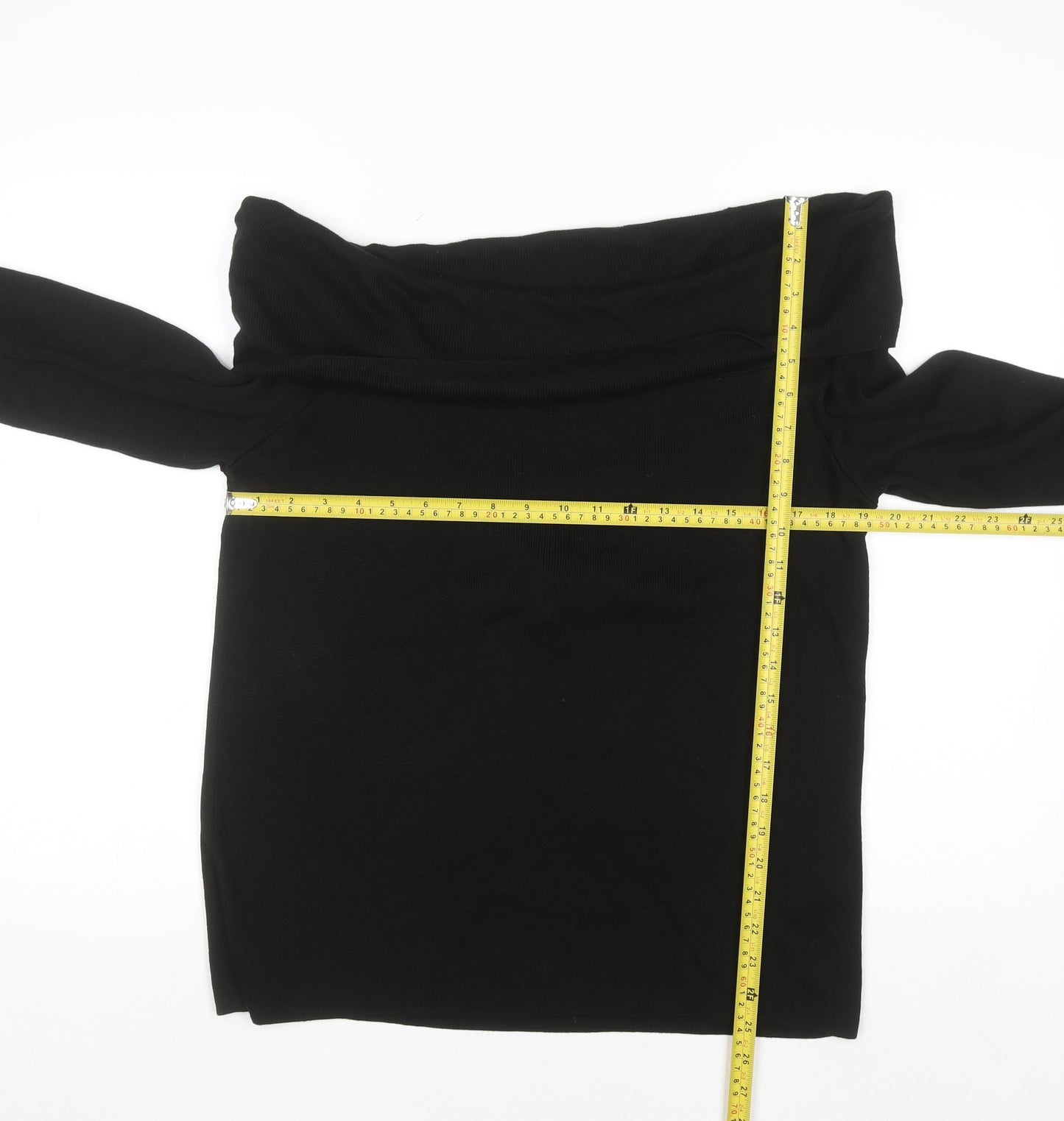 Marks and Spencer Men's Black Roll Neck Knit Pullover Jumper XL