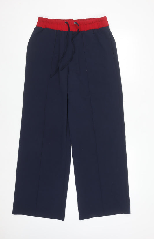 Primark Women’s Blue Jogger Trousers S Elastic Waist Casual