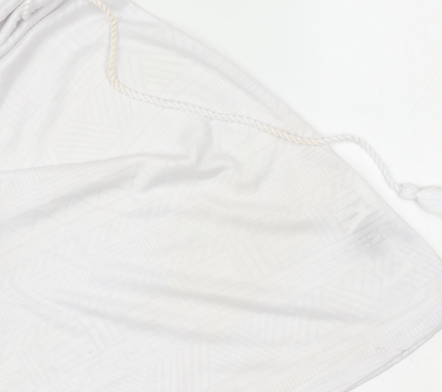 Primark Women’s White Tunic Kimono Sleeve Boho Blouse Size M