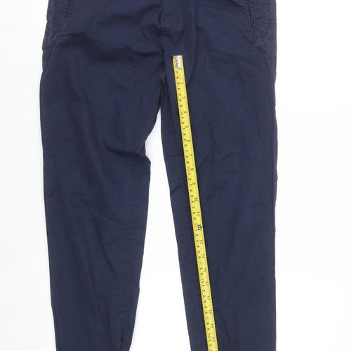 OVS Boys Blue Cotton Jogger Trousers 11-12 Years Elastic Waist Casual