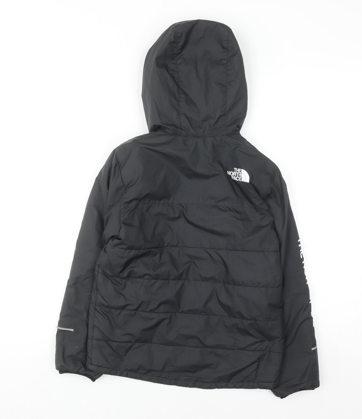 The North Face Boys Black Hooded Puffer Jacket Size 10 Years