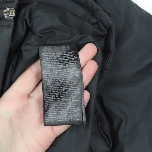 The North Face Boys Black Hooded Puffer Jacket Size 10 Years