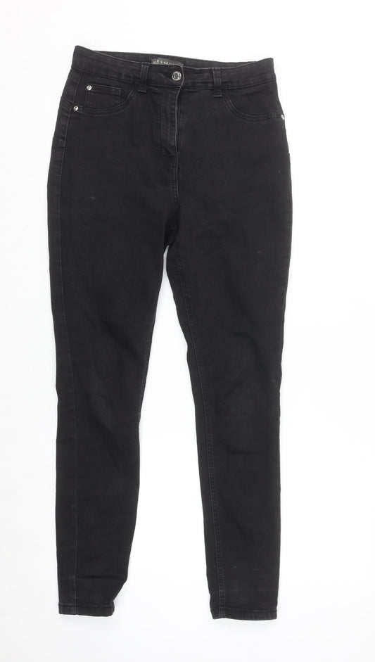 Primark Women's Black Skinny Jeans Size 10 Slim Fit Denim