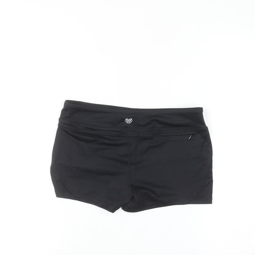 Forever 21 Women Black M Biker Activewear Shorts