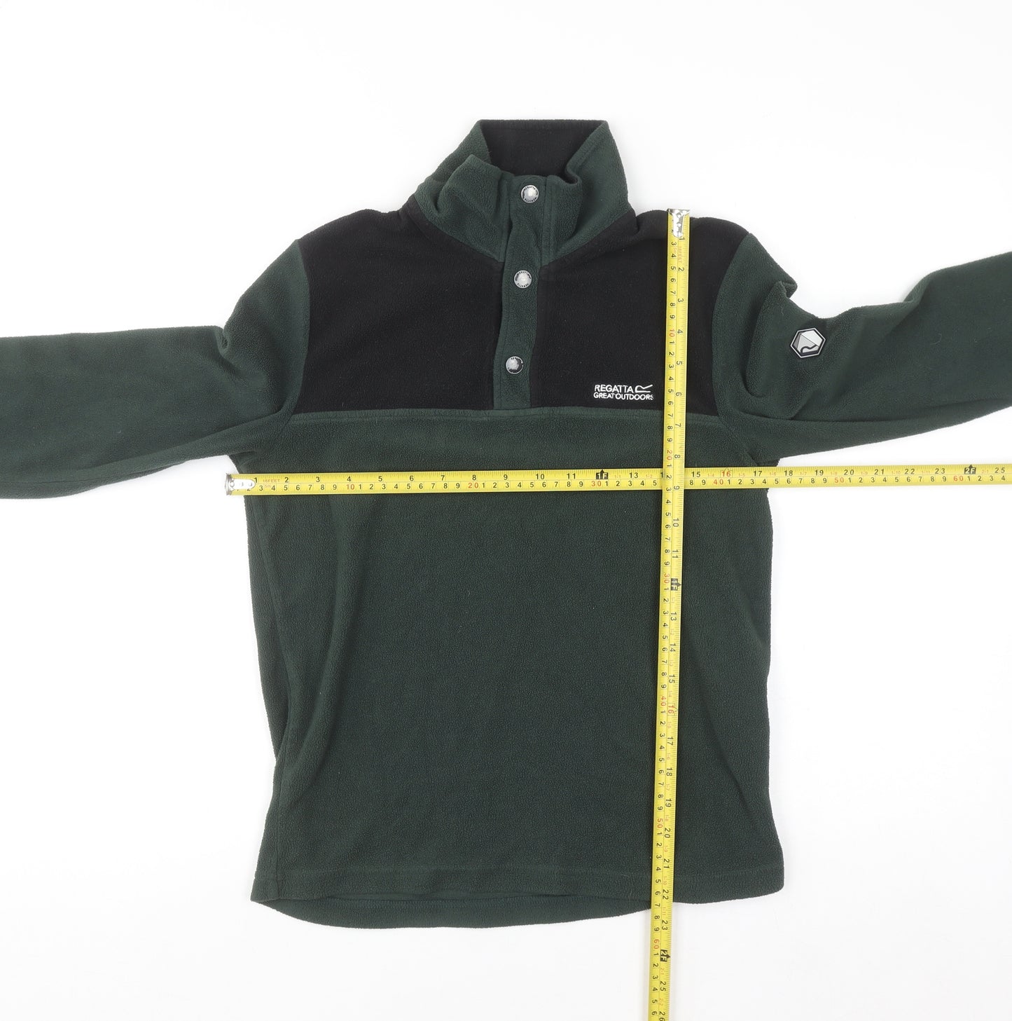 Regatta Men's Green Fleece Pullover Sweatshirt Small Outdoor Hiking